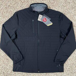 PUMA Men's Scotia 2.0 Quilted PrimaLoft Golf Jacket Black, Size Large (New)